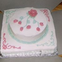 Wed Take One this is a pic of the last minute cake I made for a patient's wedding at the hosp. the night before the ceremony...sort of a last...