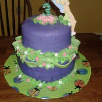 Tinkerbell Tinkerbell cake for my daughters 3rd birthday.