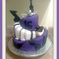 My First Topsy Turvy I learned alot from this cake...and now know what to do and what not to do for next time...but you live and you learn. Thanks for looking