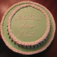 St. Pat's Themed Teacher Cake fudge swirl cake with bc icing. found out how to say Happy Birthday in Gaelic and thought it would be cute. the teachers loved it. (but who...