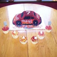 Lane's Car Cake first time doing a car cake. thought it came out pretty well. Lane loved it, and that's what is most important to me. thanks for...