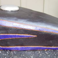 Harley Gas Tank this is a replica of the customers own sportster fuel tank. its done all in mmf, the scallops were a bit of a trick to get on it, but i...