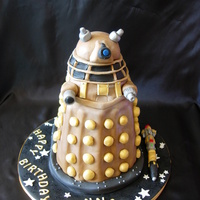 Dalek Birthday Cake My son's birthday cake this year. He asked for a Dalek & sonic screwdriver.