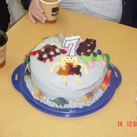 Side View Of Sons Bday Another view of my sons birthday cake...thanks for looking!