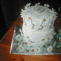 Daisys - White B.c. With Flowers And Candles I did this just for some practice