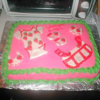 Different View Of Sisters Baby Shower Cake This was my version of a cake that another cc memeber did. Thanks for looking!