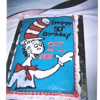 Cat In The Hat the cat in the hats 50th birthday. I used colorflow but I don't think I'll do it that way again. It stayed sticky I later found...