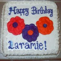 Picture_004_450X426.jpg quick cake for my niece's birthday. I am not sure what happened to the H and the L to make them bleed, but she didn't care. LOL