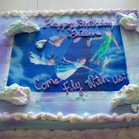 Peter Pan Cake Used an edible image - inspired by other ccr's work