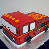 Buttercream Firetruck All buttercream!
