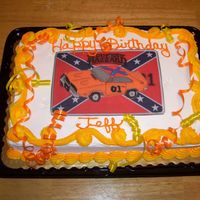 Dukes Of Hazzard Birthday Cake 