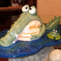 Croc & Friend Birthday Cake for my Sister-In-Law