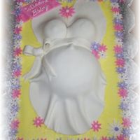 Belly Cake This was my take on Didi5's cake, Thanks Didi for all the help.yellow sheet cake, chocolate belly and bust, covered in buttercream and...