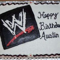 Wrestling Cake This cake was for my son's 9th Birthday. All Buttercream and the image was a frozen Buttercream Transfer