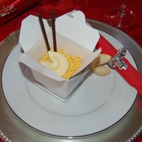 Take Out Box Photo 2 Another look at the boxes at the table