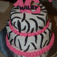 Zebra 16 Sweet 16, zebra print