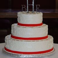 Cakes95_005.jpg Buttercream with fondant ribbon