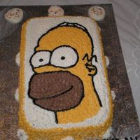 Homer Chocolate fudge cake w/ buttercream