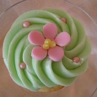 Pastel Flowers The bride had a bunch of pastel flowers for a bouquet. They were lemon cream cheese filled.