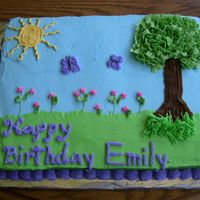 Little Girls Birthday Cake 