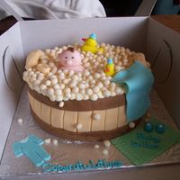Baby In Bath 