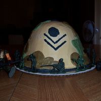 Military Helmet I have a lot of fun doing this one.