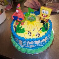Sponge Bob I did this for a costumer her child loves sponge Bob
