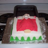 Santa Iloved this one that someone else did on this site so I had to try it. This was my very first time doing fondant.