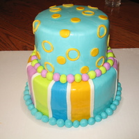 Rubber Ducky Baby Shower This picture was taken before the topper was added.