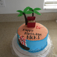 Pirate Birthday Cake design inspired from another cake seen here on Cake Central! Thank you!
