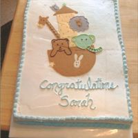 Noah's Arch The girl I did this for gave me a copy of what her baby's room was going to be! The chocolate mold cracked but they still loved it.