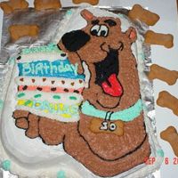 Scooby Doo Did this for a little boys birthday all done in bc. Bones are sugar cookies.