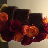 Chocolate Wedding Cake This was the closest I could come to the Spanish Textured cakes my bride wanted on Charly's Bakery website. Butter cake with chocolate...