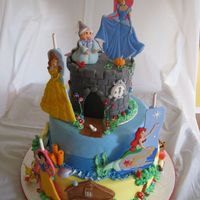 Princesses This was my daughter's 4th b'day cake. Inspired on dydemus' cake (thanks a lot!). I also added some details from one of...