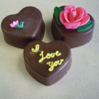 Valentine Petit Fours Examples from a class I taught.