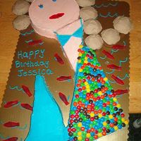 Mermaid Cake The customer brought me a picture of this cake, and it is HUGE- I have to make it fit on full sheet cake board. The scales are M&M'...