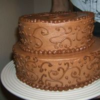 Sue's 40Th Choc on choc. Made for a 50 party