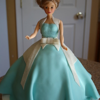 A Princess Doll Cake A doll cake made for my niece.