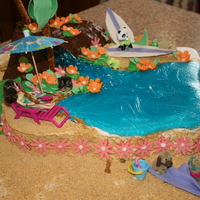 Polly Pocket Pool Party This was made for a friend's little girl who had a Polly Pocket Pool Party.