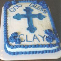 Baptism Cake This was for my son's baptism