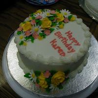 Gift For The Teacher This was a gift to my cake instructor. I promised I would give her a cake for all the help in my classes. Double layer chocolate cake with...