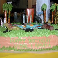 Jungle Cake, Front Here is the front of my jungle cake.