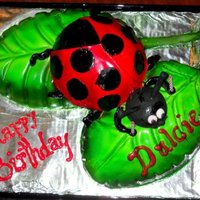Ladybug Ladybug cake for my daughter's 3rd birthday