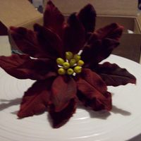 Pascua En Pastillaje Practicando con una flor de plastico de modelo