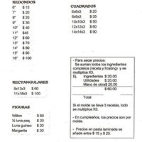 Precio Para Los Bizcochos Precio para los bizcochos en fronsting