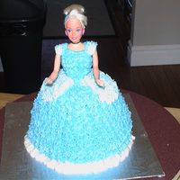Cinderella All buttercream icing.