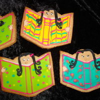 Reading My daughter wanted a cookie to show how much she loves to read, so we saw this on Polka Dot Zebra's flickr stream and decided to make...