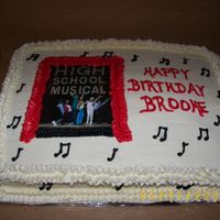 High School Musical Thanks everyone for ideas for this cake. I had the worst time coming up with something to do. I'm not crazy about it, but the 7 year...