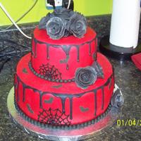 Black Roses this was for my daughters birthday all fondand except for the drips they were thinned royal