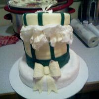 Edit_Hatbox.jpg BIRTHDAY CAKE FOR CLIENT. SORRY IF BLURRY, PHOTO TAKEN WITH CELL PHONE.